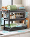 Kitchen Storage Metal Dish Rack 3 Tier Cutlery Storage Organizer 55.5*27*51 cm