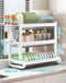 Kitchen Storage Metal Dish Rack 3 Tier Cutlery Storage Organizer 55.5*27*51 cm