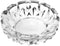 Crystal Cut Modern Clear Round Glass Ashtray