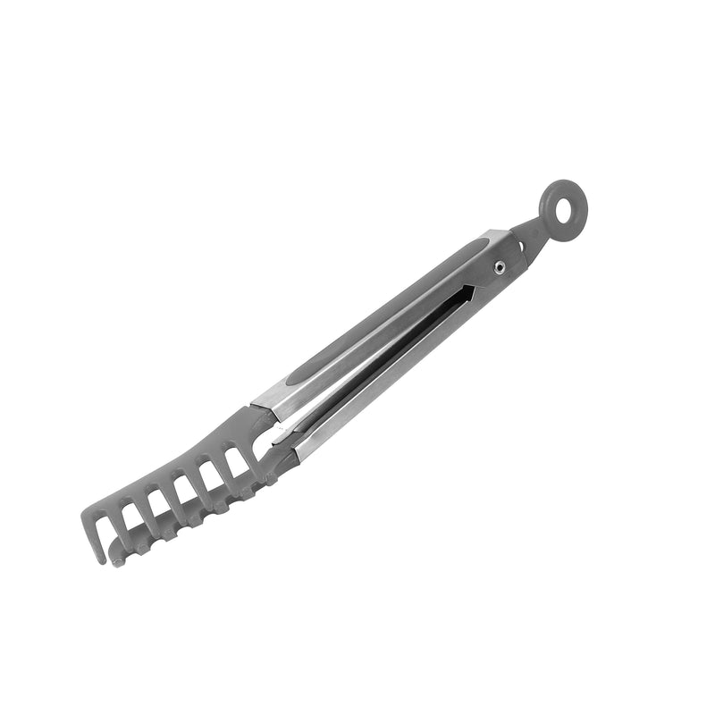 Stainless Steel Silicone Head Multipurpose Spaghetti Turner Serving Tongs 27.5*3*3.8 cm