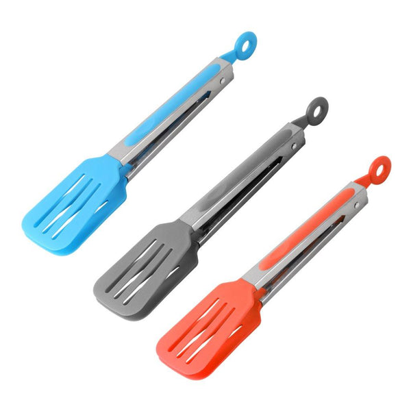 Stainless Steel Silicone Head Cooking Spatula Turner Kitchen Tool Gadget  27.5*3*3.8 cm