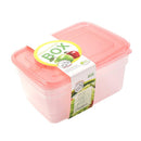 Multipurpose Clear Colour BPA Free Lunch Box Plastic Storage Box Food Container 1700 ml 25x17.6x6.5cm