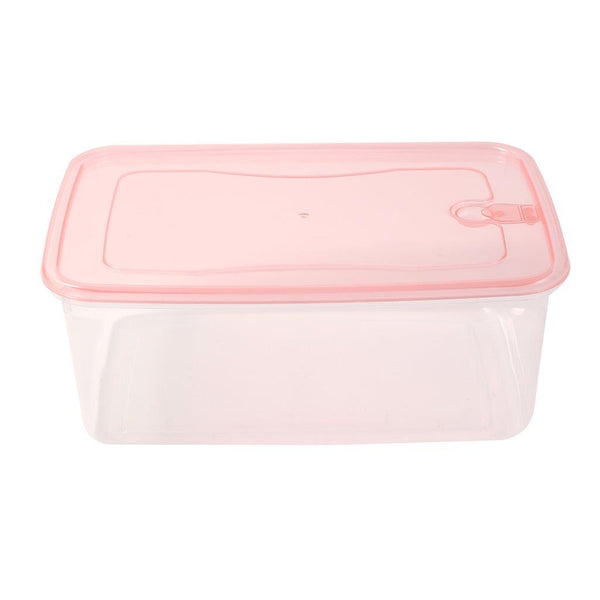 Multipurpose Clear Colour BPA Free Lunch Box Plastic Storage Box Food Container 1700 ml 25x17.6x6.5cm