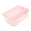 Multipurpose Clear Color BPA Free Lunch Box Plastic Storage Box Food Container 1700 ml 25x17.6x6.5cm