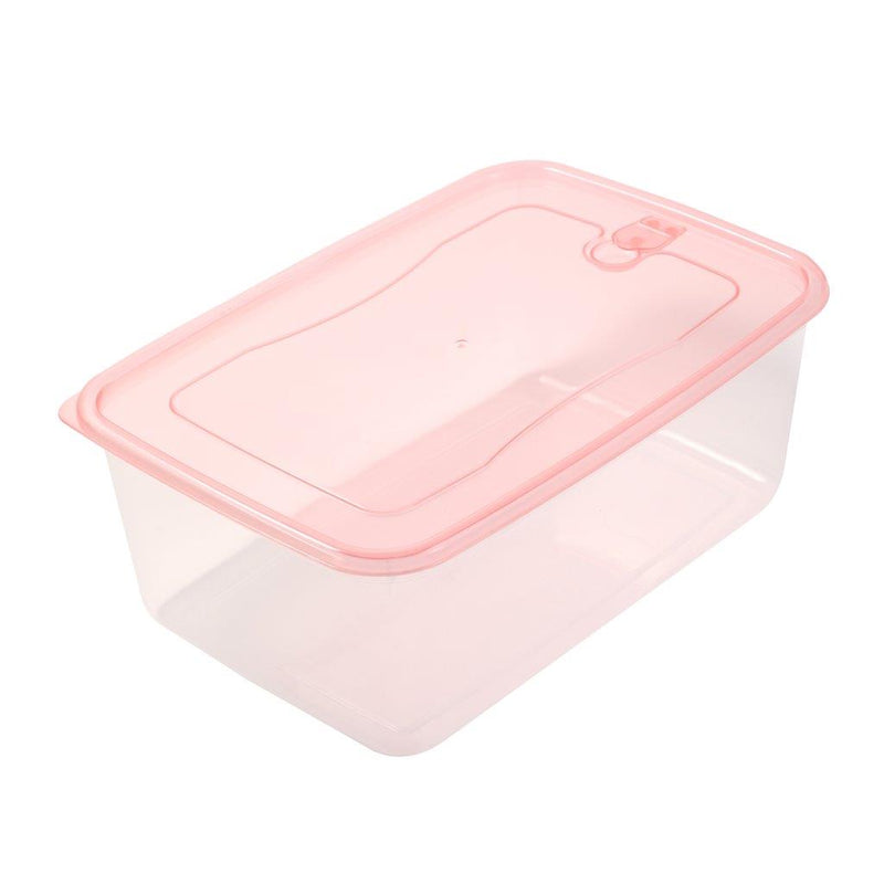 Multipurpose Clear Color BPA Free Lunch Box Plastic Storage Box Food Container 1700 ml 25x17.6x6.5cm