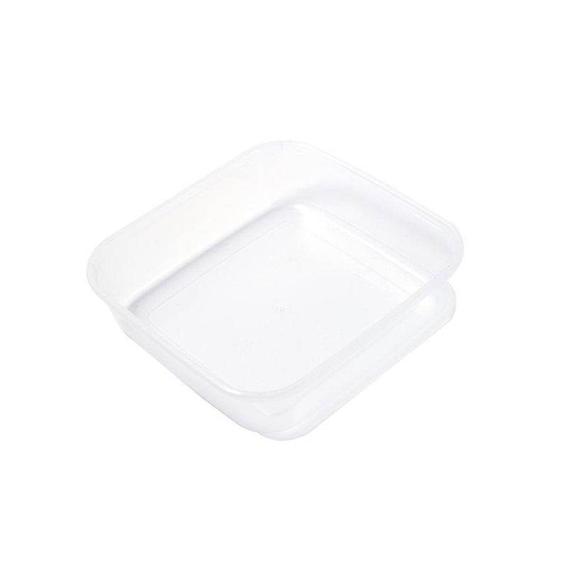 Multipurpose Clear Colour BPA Free Lunch Box Plastic Storage Box Food Container 1000 ml 18.5x18.5x4.8cm