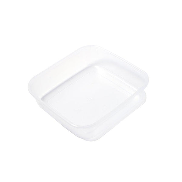 Multipurpose Clear Colour BPA Free Lunch Box Plastic Storage Box Food Container 1000 ml 18.5x18.5x4.8cm