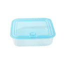 Multipurpose Clear Colour BPA Free Lunch Box Plastic Storage Box Food Container 1000 ml 18.5x18.5x4.8cm