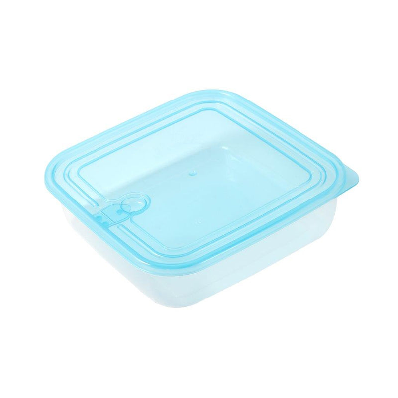 Multipurpose Clear Colour BPA Free Lunch Box Plastic Storage Box Food Container 1000 ml 18.5x18.5x4.8cm