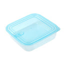 Multipurpose Clear Colour BPA Free Lunch Box Plastic Storage Box Food Container 650 ml 15.3x15.3x4.75cm