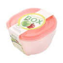 Multipurpose Clear Colour BPA Free Lunch Box Plastic Storage Box Food Container 900 ml  16.2x16.2x8.4cm