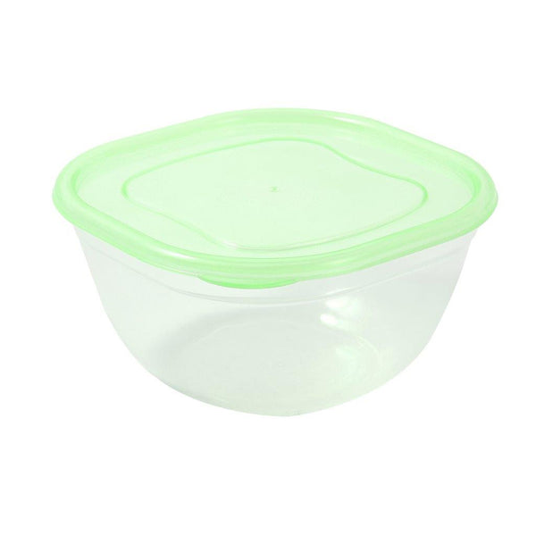 Multipurpose Clear Color BPA Free Lunch Box Plastic Storage Box Food Container 900 ml  16.2x16.2x8.4cm