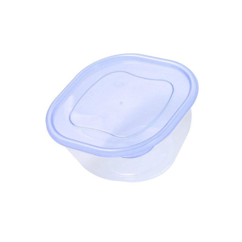 Multipurpose Clear Colour BPA Free Lunch Box Plastic Storage Box Food Container 300 ml 11.6x11.6x6.2cm