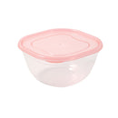 Multipurpose Clear Color BPA Free Lunch Box Plastic Storage Box Food Container 300 ml 11.6x11.6x6.2cm