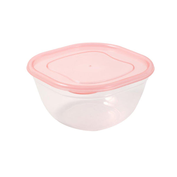 Multipurpose Clear Colour BPA Free Lunch Box Plastic Storage Box Food Container 300 ml 11.6x11.6x6.2cm