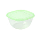 Multipurpose Clear Color BPA Free Lunch Box Plastic Storage Box Food Container 300 ml 11.6x11.6x6.2cm