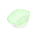 Multipurpose Clear Color BPA Free Lunch Box Plastic Storage Box Food Container 300 ml 11.6x11.6x6.2cm