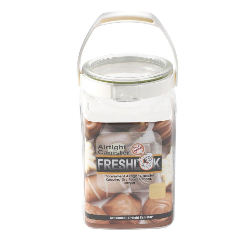 Multipurpose Clear Plastic Airtight Food Canisters Storage Container 3850 ml  16x13x27cm