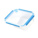 Multipurpose Clear Plastic Clip Lock Lunch Box  Storage Box Food Container Set of 3 Pcs 850 ml/600 ml/400 ml  15.5x12x9.6cm /15.5x12x6.9cm / 15.5x12x4.8cm