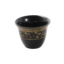 Ceramic Coffee Cawa Shafee Cup Set of 12 Pcs Abstract Design 6.5*5 cm 75 ml