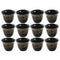 Ceramic Coffee Cawa Shafee Cup Set of 12 Pcs Abstract Design 6.5*5 cm 75 ml