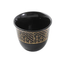 Ceramic Coffee Cawa Shafee Cup Set of 12 Pcs Abstract Design 6.5*5 cm 75 ml