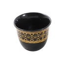 Ceramic Coffee Cawa Shafee Cup Set of 12 Pcs Abstract Design 6.5*5 cm 75 ml