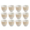 Ceramic Coffee Cawa Shafee Cup Set of 12 Pcs Abstract Design 6.5*5 cm 75 ml