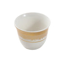 Ceramic Coffee Cawa Shafee Cup Set of 12 Pcs Abstract Design 6.5*5 cm 75 ml