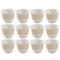 Ceramic Coffee Cawa Shafee Cup Set of 12 Pcs Abstract Design 6.5*5 cm 75 ml