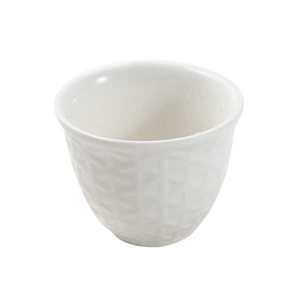 Ceramic Coffee Cawa Shafee Cup Set of 12 Pcs Abstract Design 6.5*5 cm 75 ml