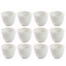 Ceramic Coffee Cawa Shafee Cup Set of 12 Pcs Abstract Design 6.5*5 cm 75 ml