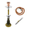 Premium Design Single Shisha Hookah Arguileh Complete Kit with Hose