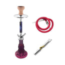 Premium Design Single Shisha Hookah Arguileh Complete Kit with Hose