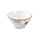 White Floral Pattern Ceramic Round Serving Bowl Serveware Dinnerware 12*6.5 cm