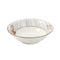 White Floral Pattern Ceramic Round Serving Bowl Serveware Dinnerware 21 cm