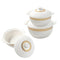 Ceramic Soup Tureen Casserole Dish Bowl Set  of 3 Pcs 27/23/20 cm*12 cm