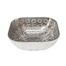 Shiny Black Engraved Pattern Dish Bowl and Glass Serving Bowl Set of 7 Pcs 20*8cm 
10*5.5cm