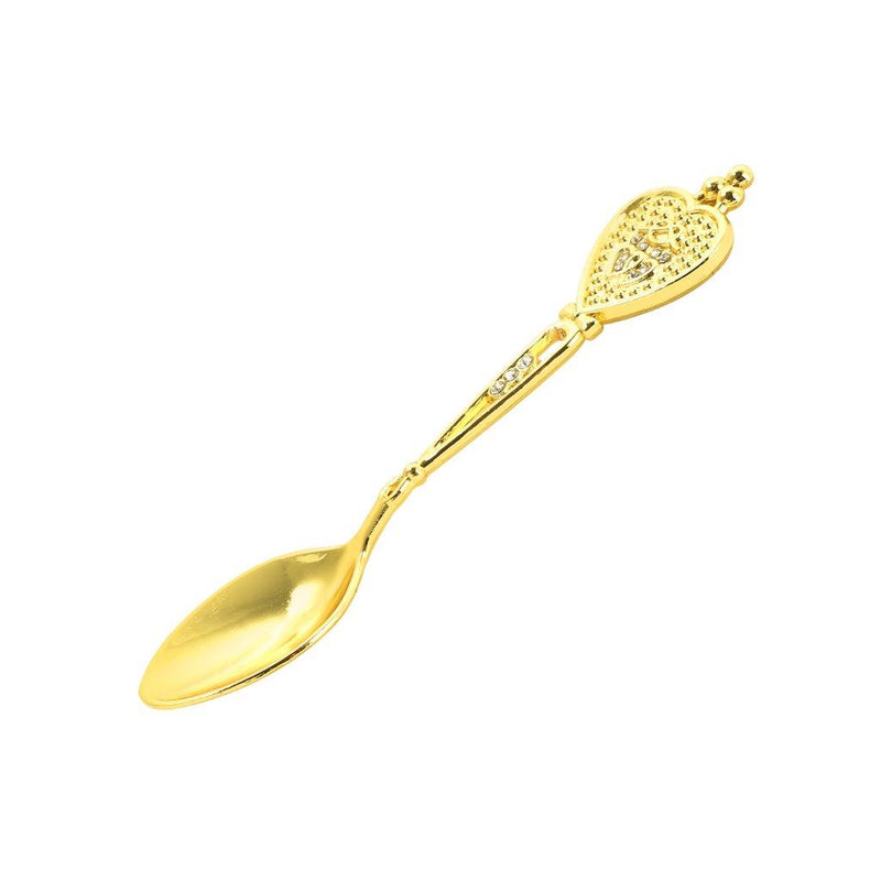 Stainless Steel Tableware Deco Gold Tea Spoon Set of 6 Pcs 10.8*2.1cm