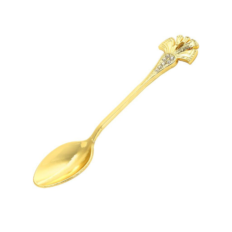 Stainless Steel Tableware Deco Gold Tea Spoon Set of 6 Pcs 10.8*2.1cm