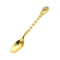 Stainless Steel Tableware Deco Gold Tea Spoon Set of 6 Pcs 10.5*1.3cm