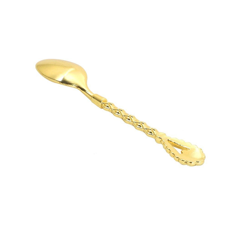 Stainless Steel Tableware Deco Gold Tea Spoon Set of 6 Pcs 10.5*1.3cm