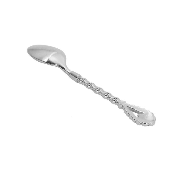 Stainless Steel Tableware Deco Silver Tea Spoon Set of 6 Pcs 10.5*1.3cm