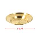 Gold Plated Stainless Steel Salad Bowl Serving Bowl Mixing Bowl 14 cm