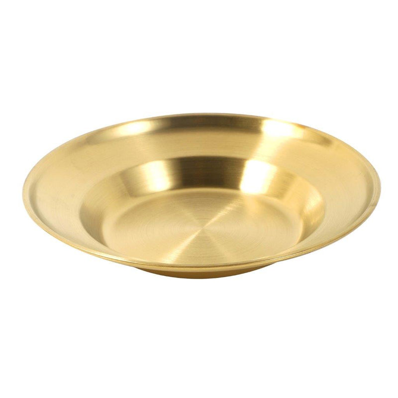 Gold Plated Stainless Steel Salad Bowl Serving Bowl Mixing Bowl 23 cm