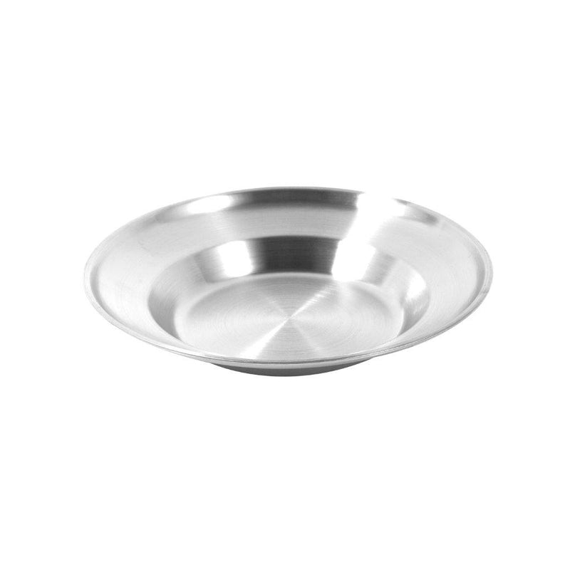 Silver Stainless Steel Salad Bowl Serving Bowl Mixing Bowl 14 cm