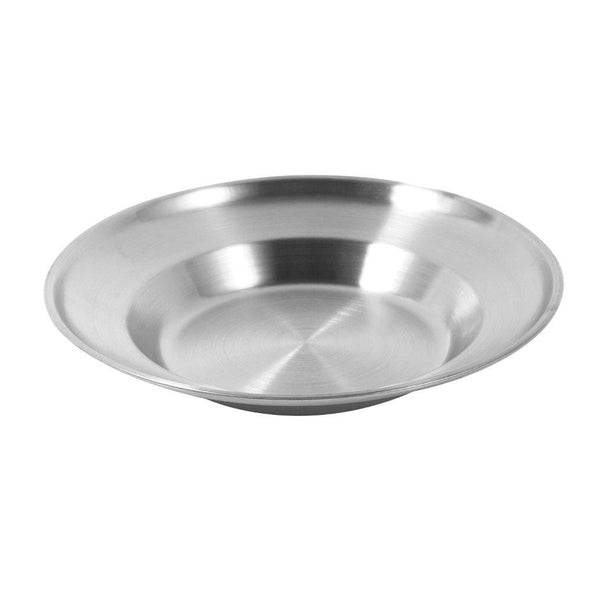 Silver Stainless Steel Salad Bowl Serving Bowl Mixing Bowl 20 cm