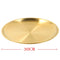 Gold Plated Stainless Steel Serving Dish Plate Round Tray 30 cm