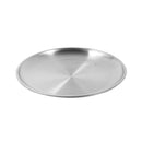 Silver Stainless Steel Serving Dish Plate Round Tray 14 cm