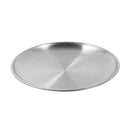 Silver Stainless Steel Serving Dish Plate Round Tray 17 cm